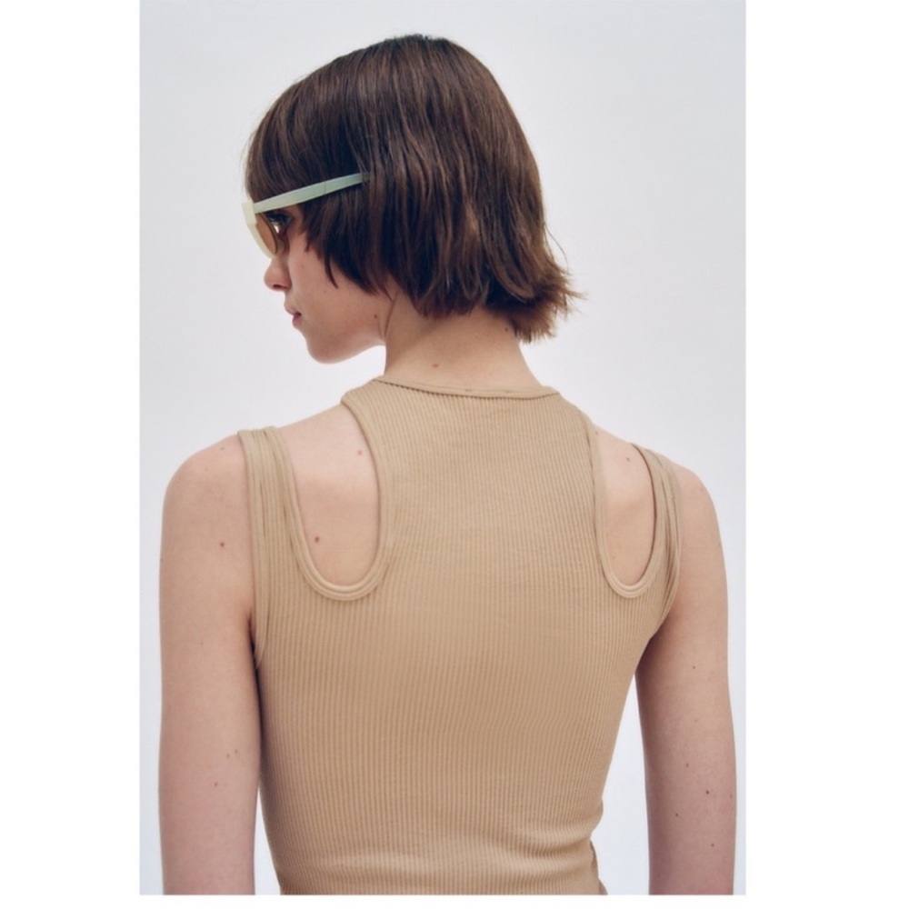 Zara Limitless Contour Ribbed Tank Top - Picture 2 of 4